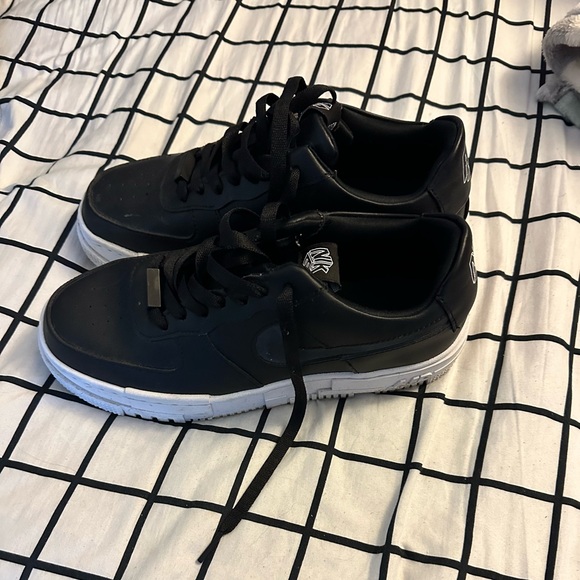 BLACK NIKE AIR FORCE 1s PIXEL - Picture 5 of 5